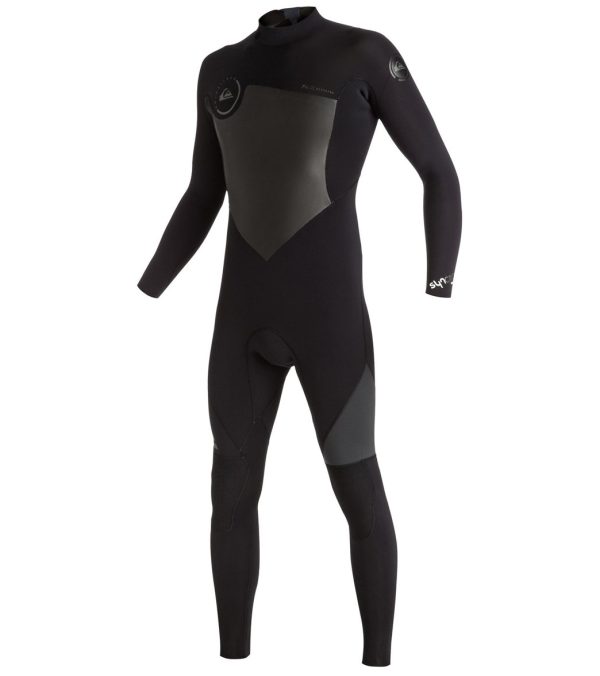 Quiksilver Men s 5 4 3mm Syncro Back Zip Fullsuit Wetsuit Online now - Image 4