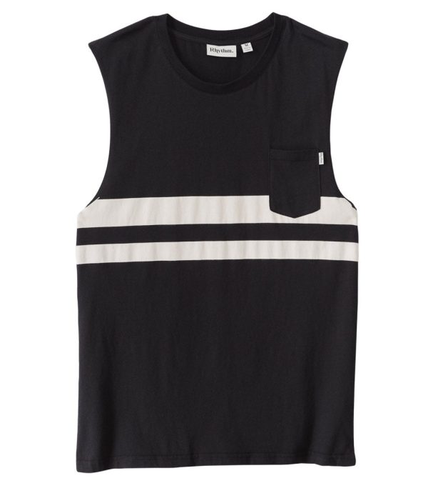 Rhythm Rhythm Men s Deuce Sleeveless Tee Supply